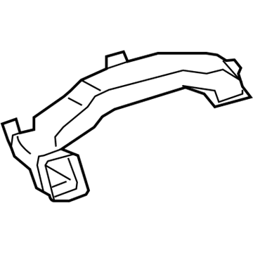 Toyota 55843-0E040 Duct, Heater To Register