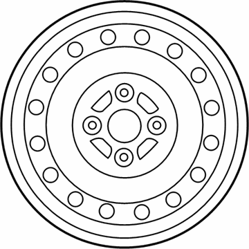 Toyota 42611-0D590 Wheel, Disc