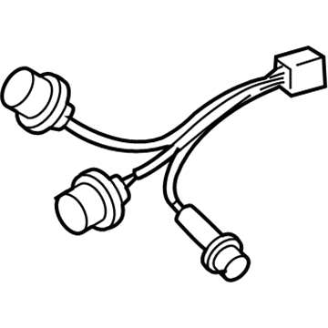 Toyota 81555-AA060 Socket&Wire, Rear Lamp