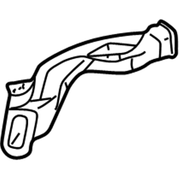 Toyota 55971-48030 Duct, Side DEFROSTER Nozzle