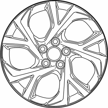 Toyota 42611-10371 Wheel, Disc