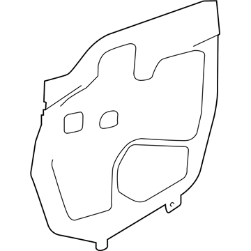 Toyota 67832-0E060 Cover, Front Door Service Hole