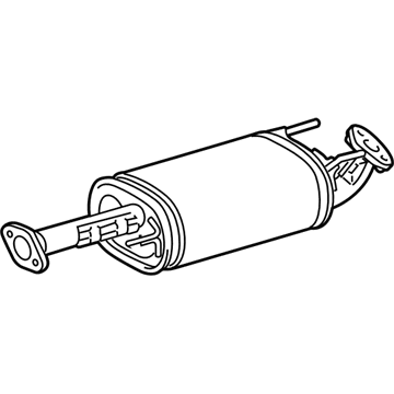 Toyota 17420-75590 Center Exhaust Pipe Assembly