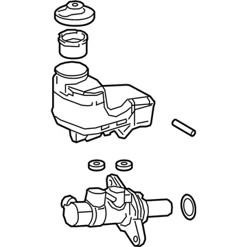 Toyota 47201-06510 Brake Master Cylinder Sub-Assembly