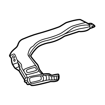 Toyota 55971-62020 Duct, Side DEFROSTER