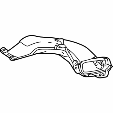 Toyota 55845-62020 Duct, Heater To Register