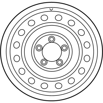 Toyota 42601-0C060 Wheel, Disc
