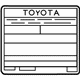 Toyota 11298-37450 Label, Emission Control Information