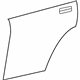 Toyota 67114-48020 Panel, Rear Door, Outer LH
