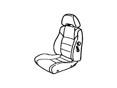 Toyota 71100-17452-J0 Seat Assembly, Front RH