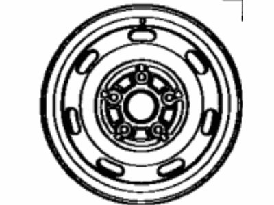 Toyota 42611-17170 Wheel, Disc