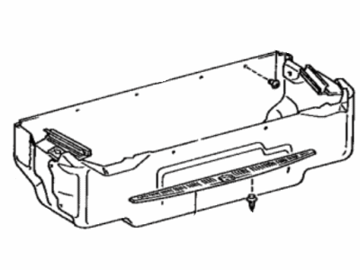 Toyota 64711-17050-01 Mat, Luggage Compartment Floor