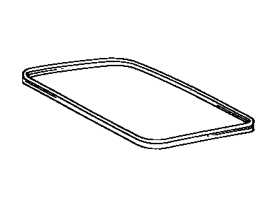 Toyota 63252-17030 Weatherstrip, Removable Roof, Inner