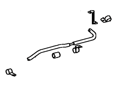 Toyota 88707-17040 Pipe Sub-Assembly, Suction