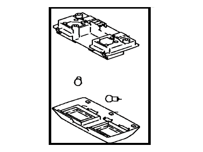 Toyota 81260-17010-B1 Lamp Assembly, Map