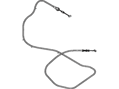 2000 Toyota MR2 Spyder Throttle Cable - 78180-17370