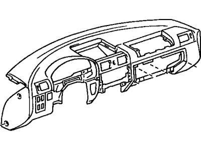 Toyota 55311-17071-C0 Pad Sub-Assy, Instrument Panel Safety