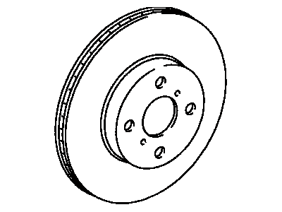 Toyota 43512-17130 Front Disc