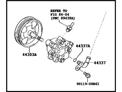 Toyota 44310-20870 Pump Assembly, VANE