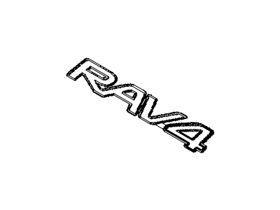 2012 Toyota RAV4 Emblem - 75431-42110