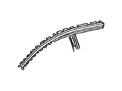 Toyota 61202-52060 Rail, Roof Side, Outer LH