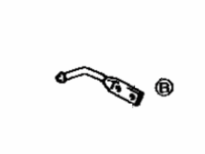 Toyota 17572-63050 Bracket, Exhaust Pipe Center, Front