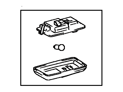 Toyota 81260-32050-06 Lamp Assembly, Map