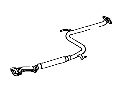 Toyota 17420-07012 Center Exhaust Pipe Assembly