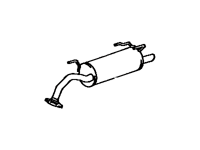 Toyota 17430-74381 Exhaust Tail Pipe Assembly