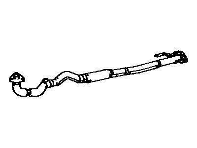 Toyota 17410-07010 Front Exhaust Pipe Assembly
