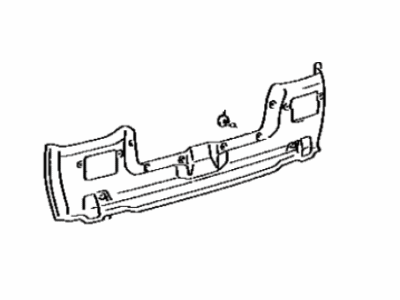 Toyota 64716-32130-03 Cover, Luggage Compartment, Rear Center