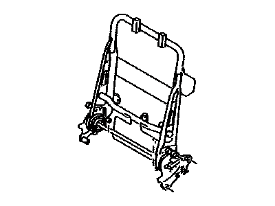 Toyota 71018-0T010 Frame Sub-Assembly, Rear Seat