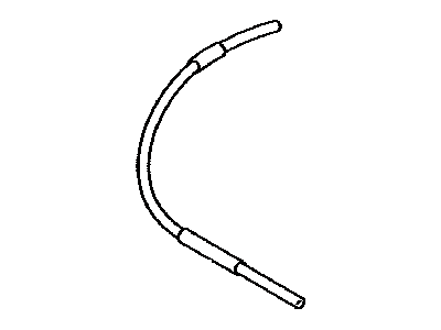 Toyota 16566-0P010 Hose, Reserve Tank Outlet
