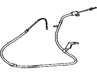 Toyota 46410-0T010 Cable Assembly, Parking