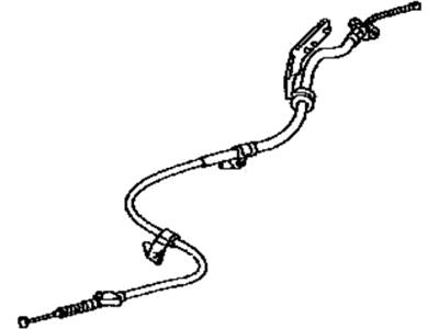 Toyota Venza Parking Brake Cable - 46420-0T010