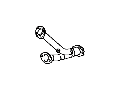 Toyota 17403-0P221 Front Exhaust Pipe Sub-Assembly No.3