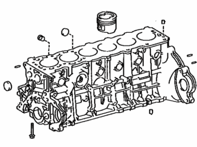 Toyota 11401-69307 Block Sub-Assy, Cylinder