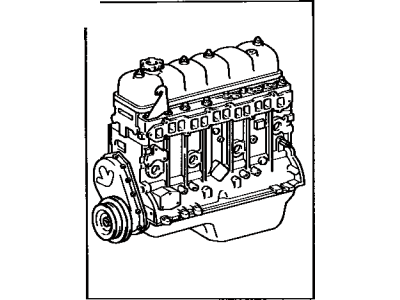Toyota 19000-66054 Engine Assembly, Partial