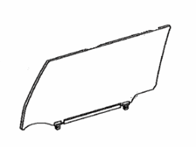 Toyota 68101-35222 Glass Sub-Assembly, Front D