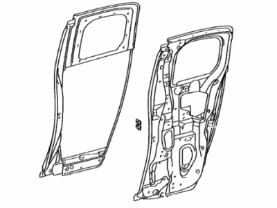 Toyota 67003-35220 Panel Sub-Assy, Rear Door, RH