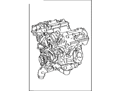 Toyota 19000-31L50 Engine Assembly, Partial