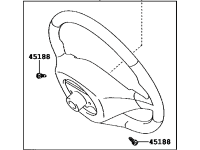 Toyota 45100-35471-B2 Wheel Assembly, Steering