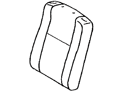 Toyota 71078-AA330-B0 Rear Seat Back Cover, Left (For Separate Type)