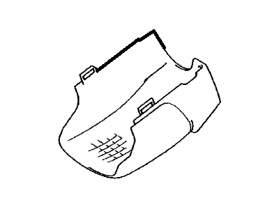 Toyota 45287-AA010-A0 Cover, Steering Column, LWR