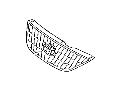 Toyota 53111-06230 Radiator Grille Sub-Assembly