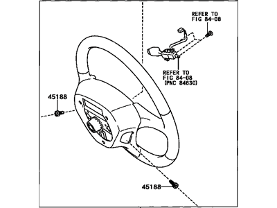 Toyota 45100-06B51-E0 Wheel Assembly, Steering