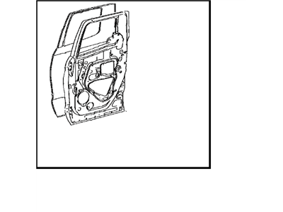 Toyota 67004-0C140 Panel Sub-Assy, Rear Door, LH
