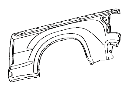 Toyota 65816-0C160 Panel, Rear Body, Side
