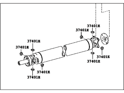 Toyota 37110-0C090 Propelle Shaft Assembly