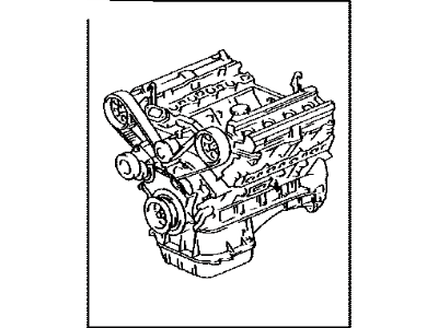 Toyota 19000-0S021 Engine Assembly, Partial